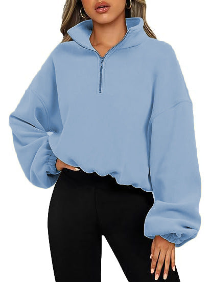 Women's Warm Zippered Pullover