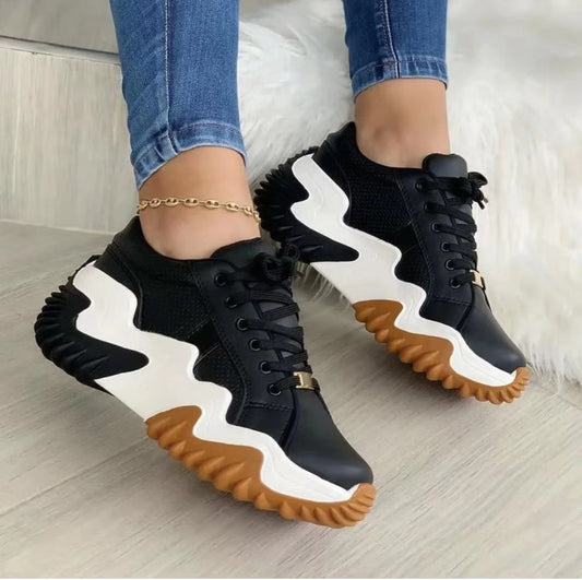 Zapatos de mujer Zapatillas deportivas con cordones