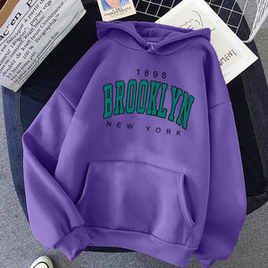 1898 Brooklyn New York Printed Men's Hoodie