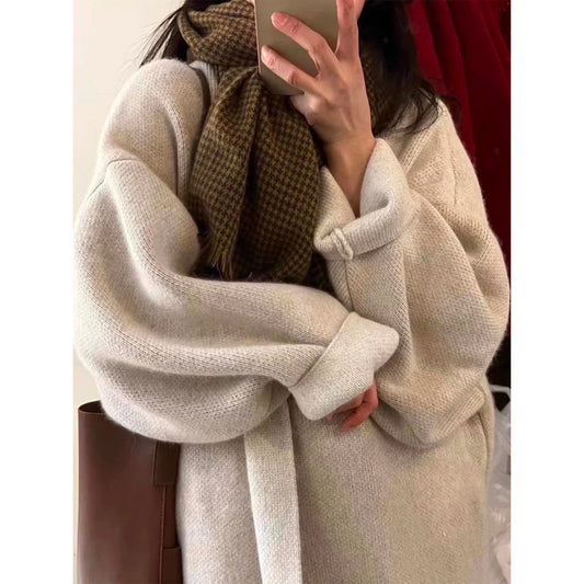 Women's Warm Cardigan-Coat