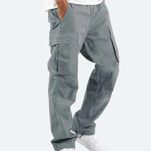 Men's Casual Wide Wide Cargo Pants in Hip Hop Style