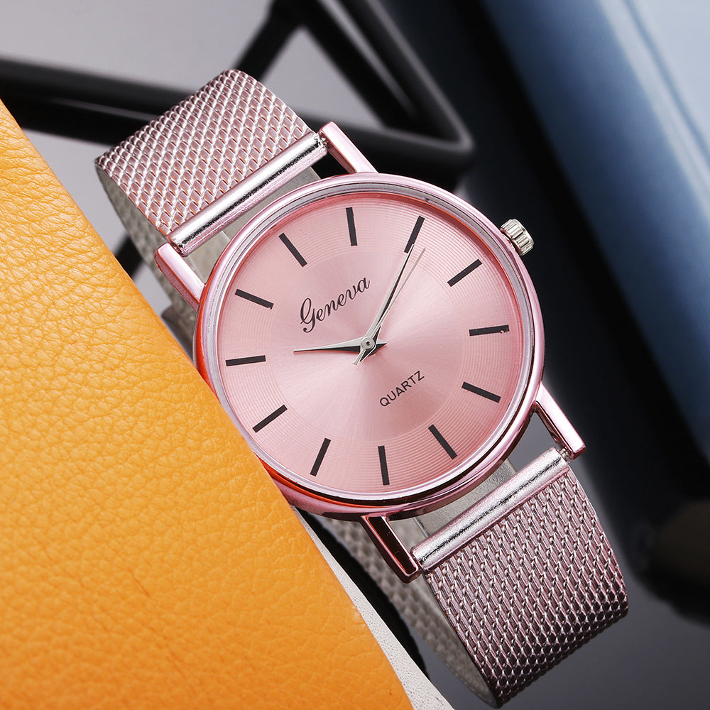 Mesh Quartz Watch Female