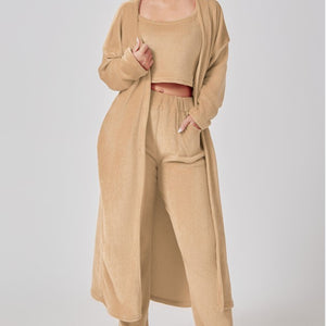 Women's Cozy 3-piece Pajama Set