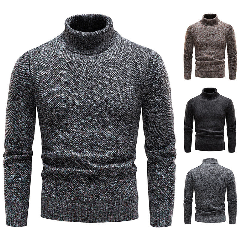 Men's Terry Turtleneck Sweater