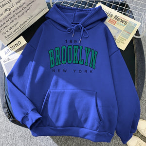 1898 Brooklyn New York Printed Men's Hoodie