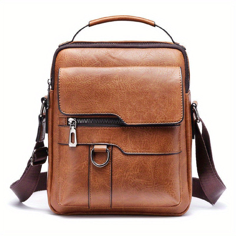 Men's Vintage Leather Shoulder Bag