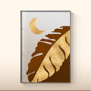 Plant Leaf Wall Art Canvas Painting