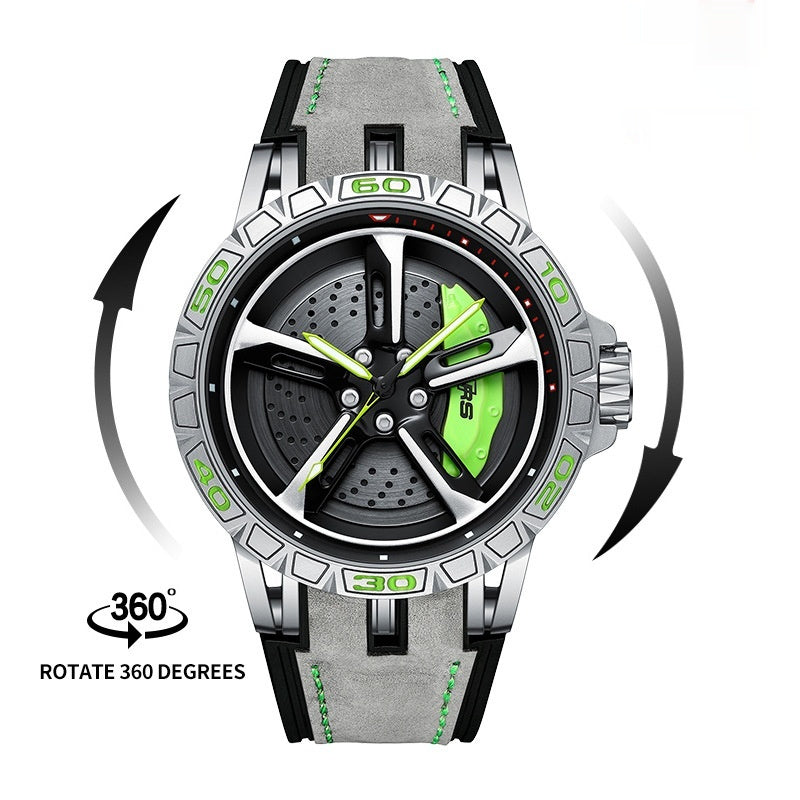Dreidimensionale Armbanduhr mit hohlem Zifferblatt für Herren