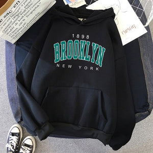 1898 Brooklyn New York Printed Men's Hoodie