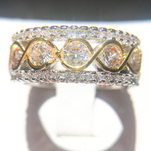 Zircon Stone Promise Ring: Elegant Valentine's Gift