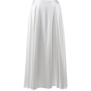 Women's Fashion Graceful Satin Satin Long Skirt