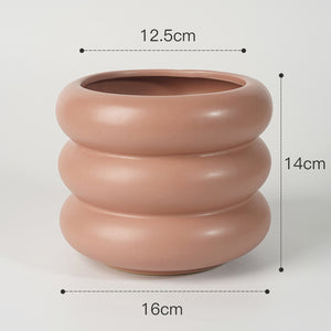 Morandi Soft Round Ceramic Flower Vase