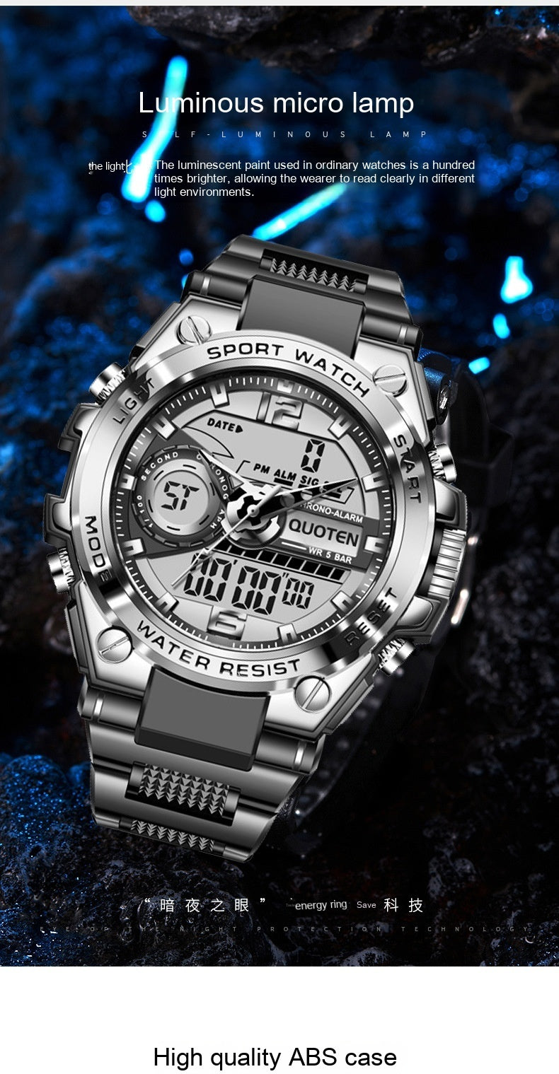 Men's Waterproof Sports Electronic Quartz Business Watches