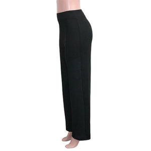 Woman's Solid Color  Slim High-waisted Bell Bottoms Pants