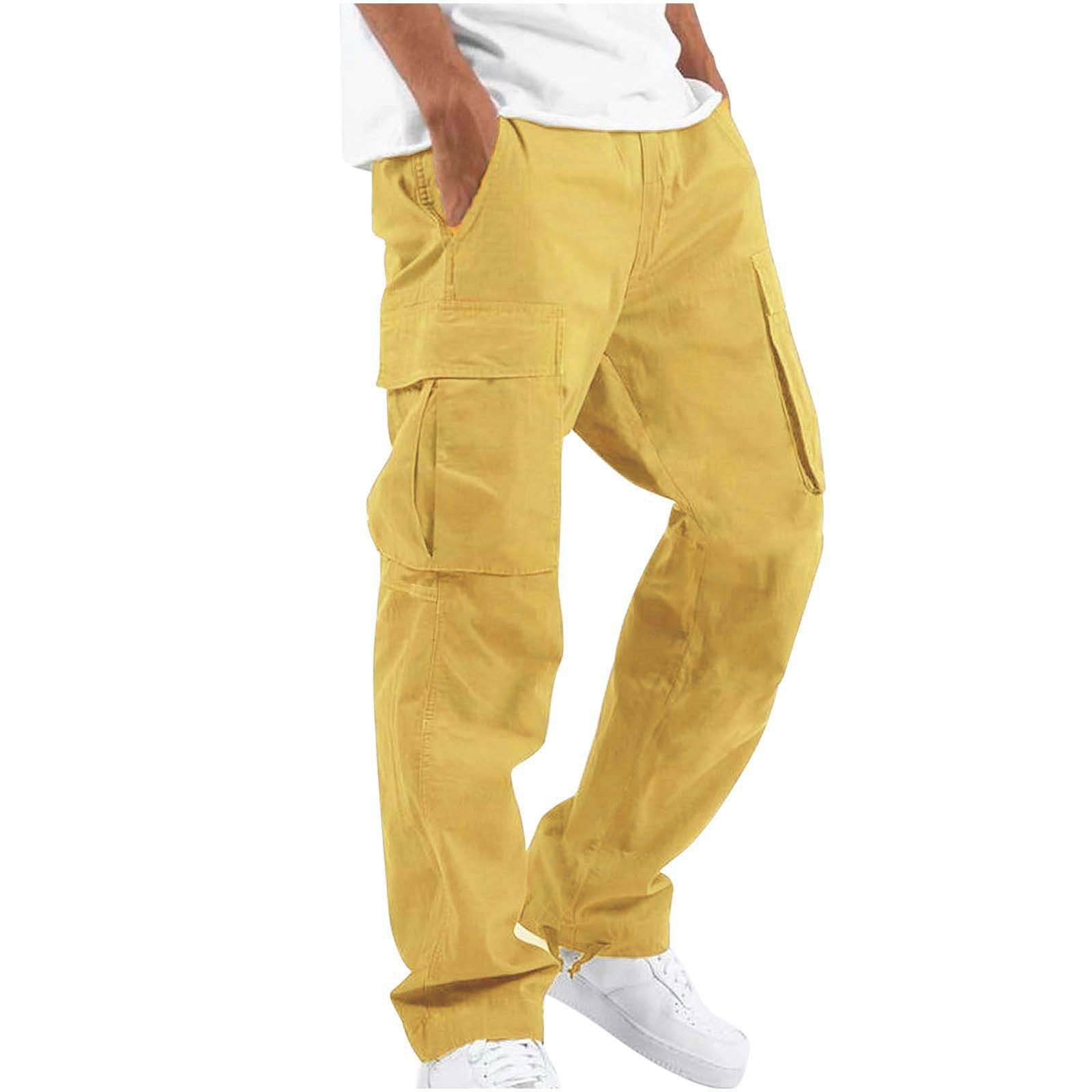 Men's Casual Wide Wide Cargo Pants in Hip Hop Style