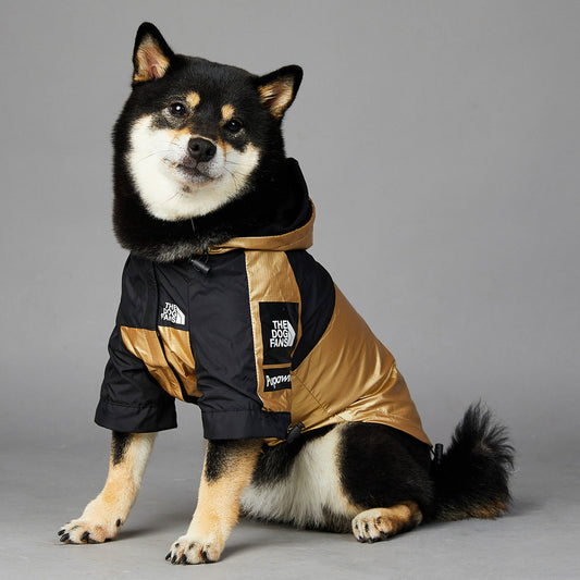 Large Dog Raincoat - Pet Jacket for Dogs