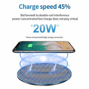 20w Wireless Round Fast Charger