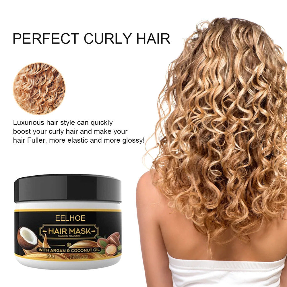 Mask For Wavy Hair With Argan And Coconut Oil