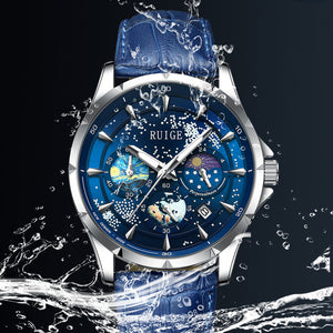 Men's 'Star Sea' Quartz Watch, Multifunction, Luminous, Waterproof