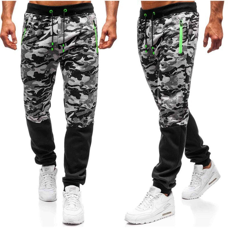 Men's Camouflage Lace-up Pants