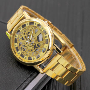 Men's Fashion Quartz Watch with Impressive Dial